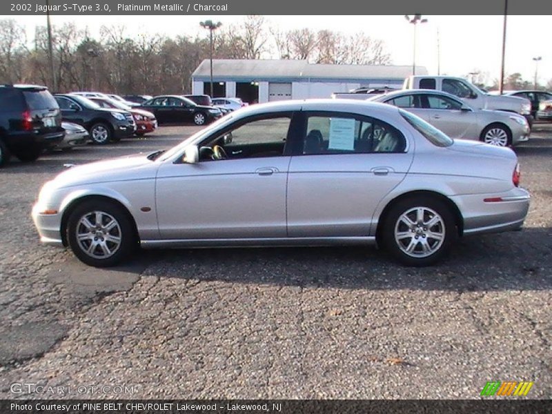 Platinum Metallic / Charcoal 2002 Jaguar S-Type 3.0