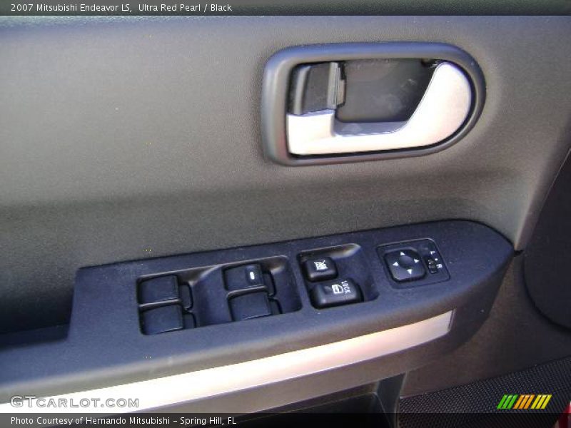 Ultra Red Pearl / Black 2007 Mitsubishi Endeavor LS