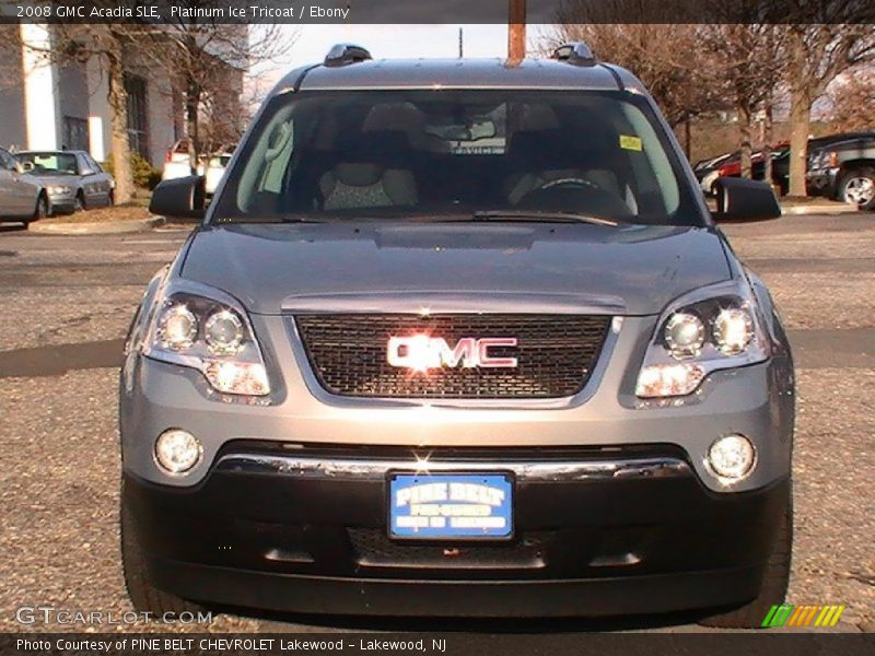 Platinum Ice Tricoat / Ebony 2008 GMC Acadia SLE