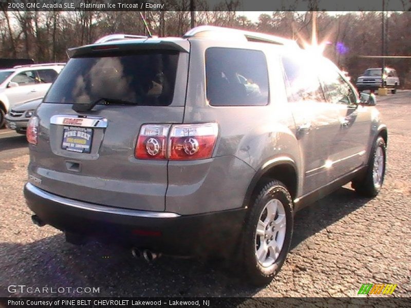 Platinum Ice Tricoat / Ebony 2008 GMC Acadia SLE