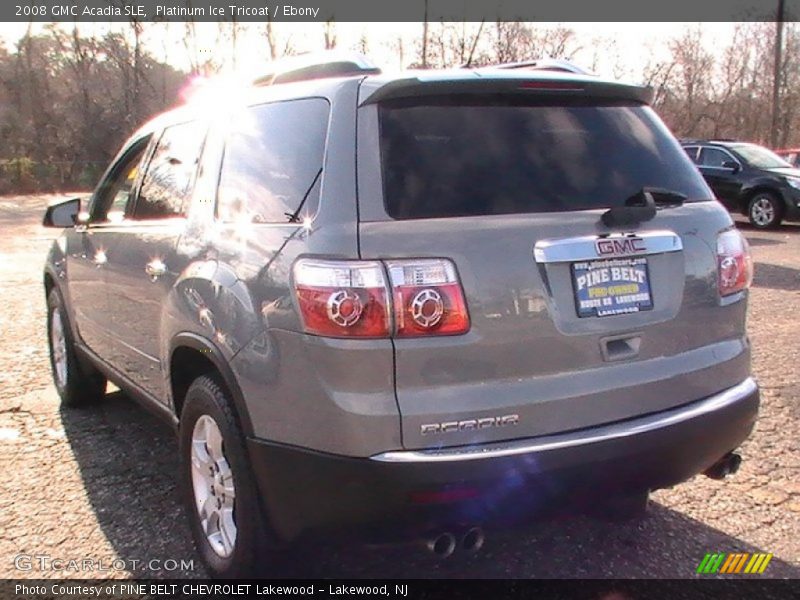 Platinum Ice Tricoat / Ebony 2008 GMC Acadia SLE