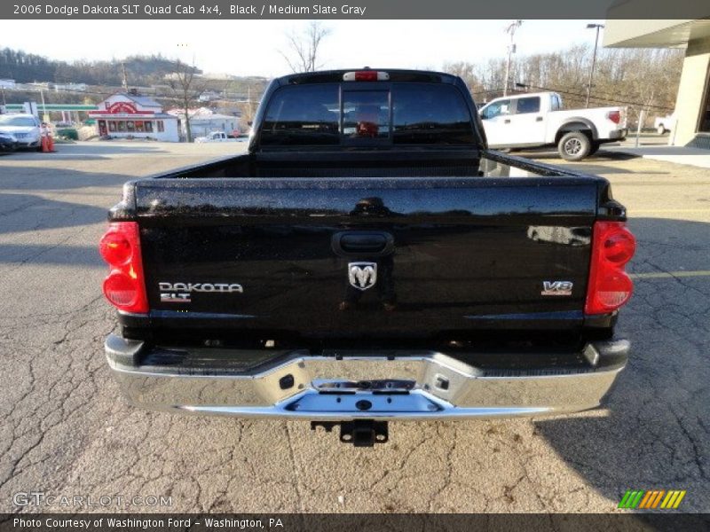 Black / Medium Slate Gray 2006 Dodge Dakota SLT Quad Cab 4x4