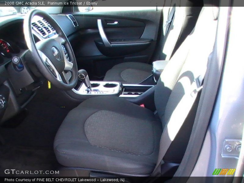 Platinum Ice Tricoat / Ebony 2008 GMC Acadia SLE