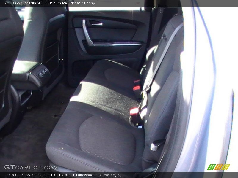 Platinum Ice Tricoat / Ebony 2008 GMC Acadia SLE