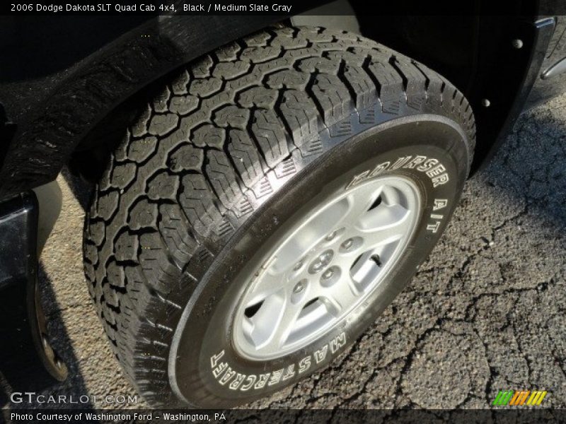 Black / Medium Slate Gray 2006 Dodge Dakota SLT Quad Cab 4x4