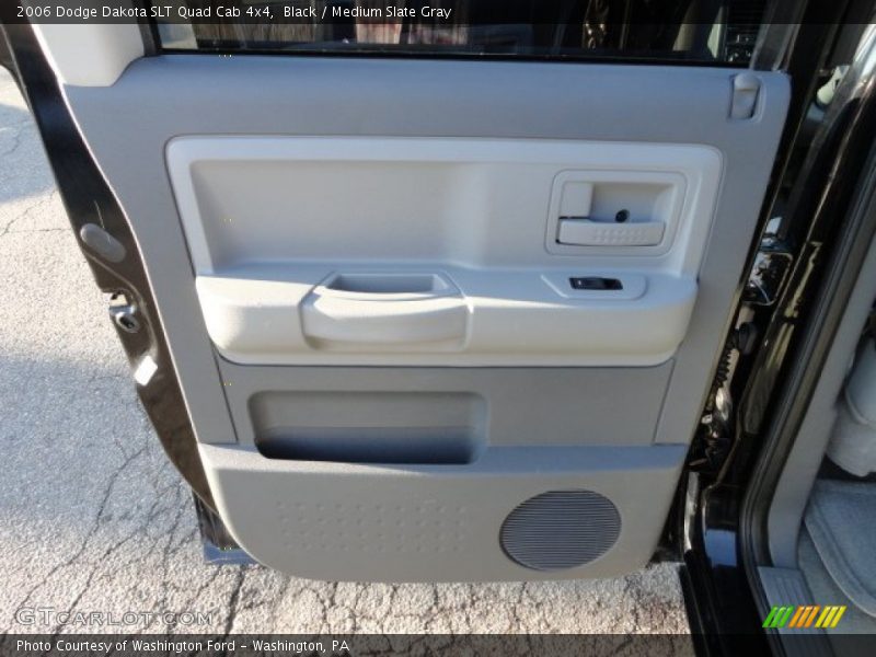 Black / Medium Slate Gray 2006 Dodge Dakota SLT Quad Cab 4x4