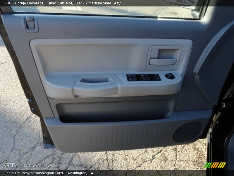 Black / Medium Slate Gray 2006 Dodge Dakota SLT Quad Cab 4x4