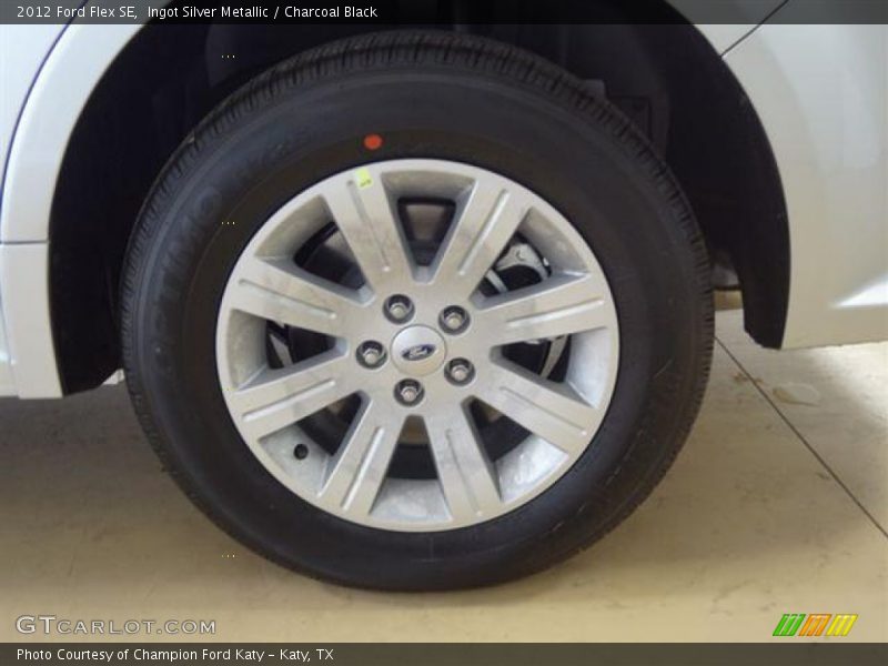 Ingot Silver Metallic / Charcoal Black 2012 Ford Flex SE