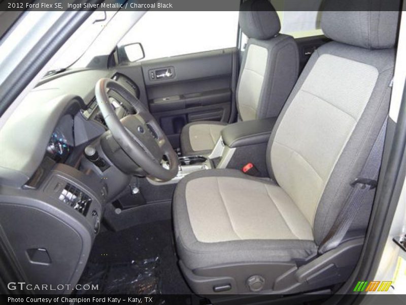 Ingot Silver Metallic / Charcoal Black 2012 Ford Flex SE