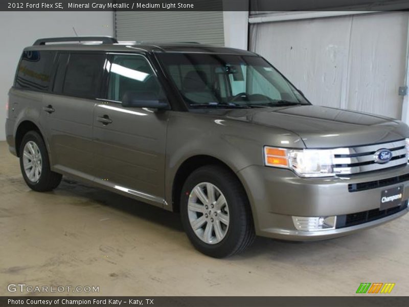 Mineral Gray Metallic / Medium Light Stone 2012 Ford Flex SE