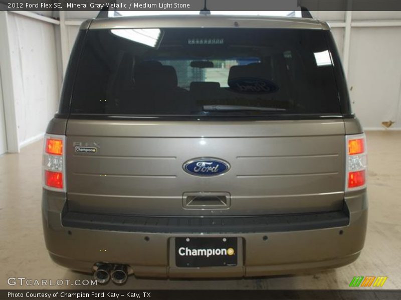 Mineral Gray Metallic / Medium Light Stone 2012 Ford Flex SE