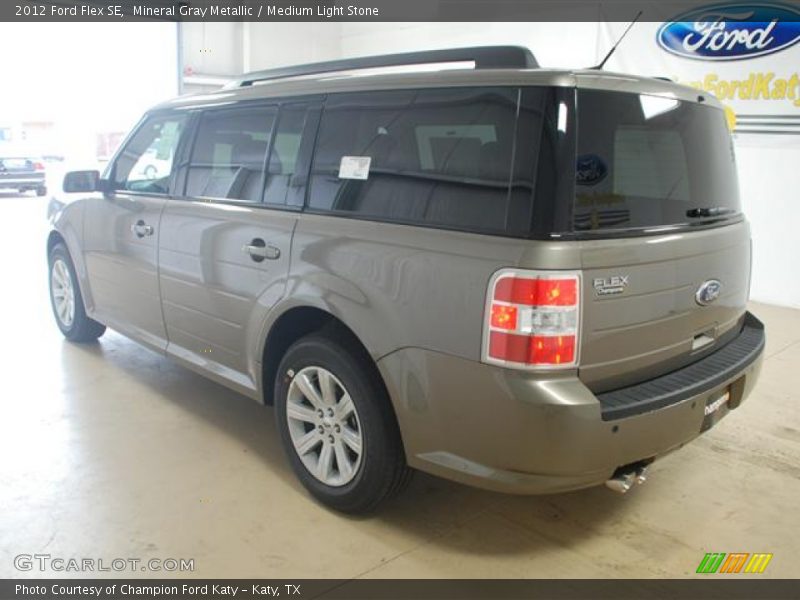 Mineral Gray Metallic / Medium Light Stone 2012 Ford Flex SE