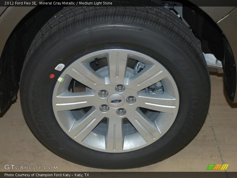 Mineral Gray Metallic / Medium Light Stone 2012 Ford Flex SE