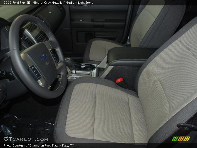 Mineral Gray Metallic / Medium Light Stone 2012 Ford Flex SE