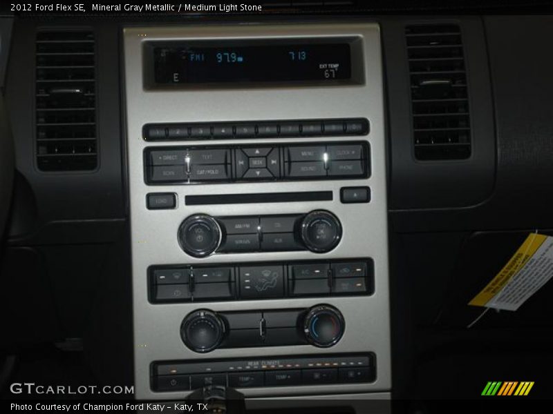 Mineral Gray Metallic / Medium Light Stone 2012 Ford Flex SE