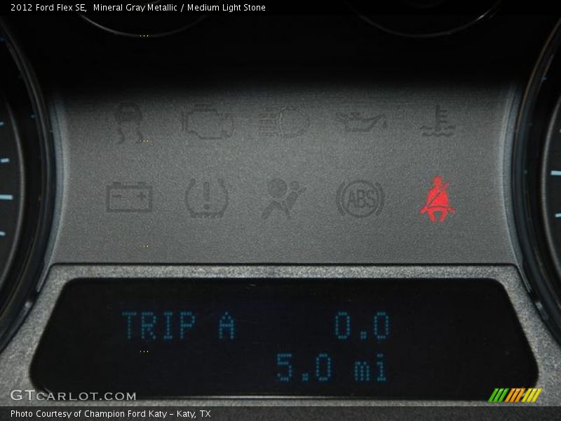 Mineral Gray Metallic / Medium Light Stone 2012 Ford Flex SE