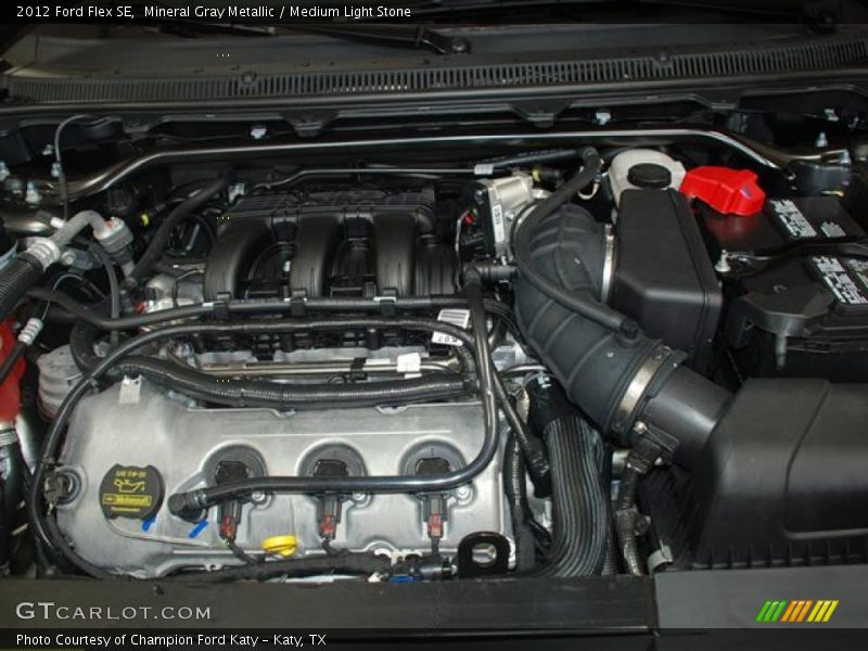 Mineral Gray Metallic / Medium Light Stone 2012 Ford Flex SE