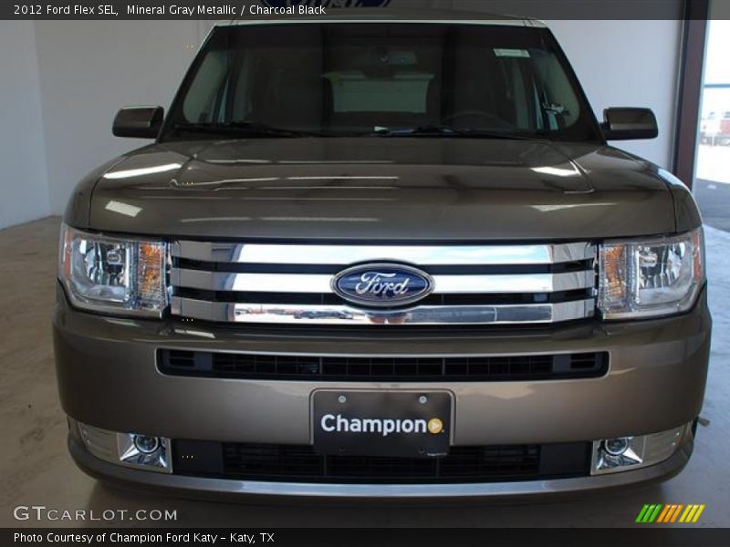 Mineral Gray Metallic / Charcoal Black 2012 Ford Flex SEL