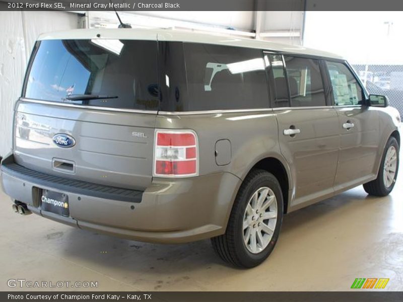 Mineral Gray Metallic / Charcoal Black 2012 Ford Flex SEL