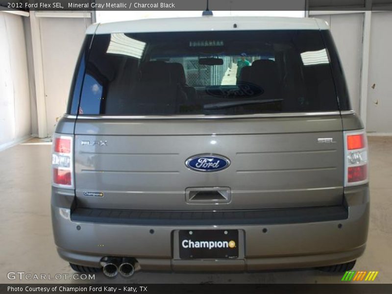 Mineral Gray Metallic / Charcoal Black 2012 Ford Flex SEL