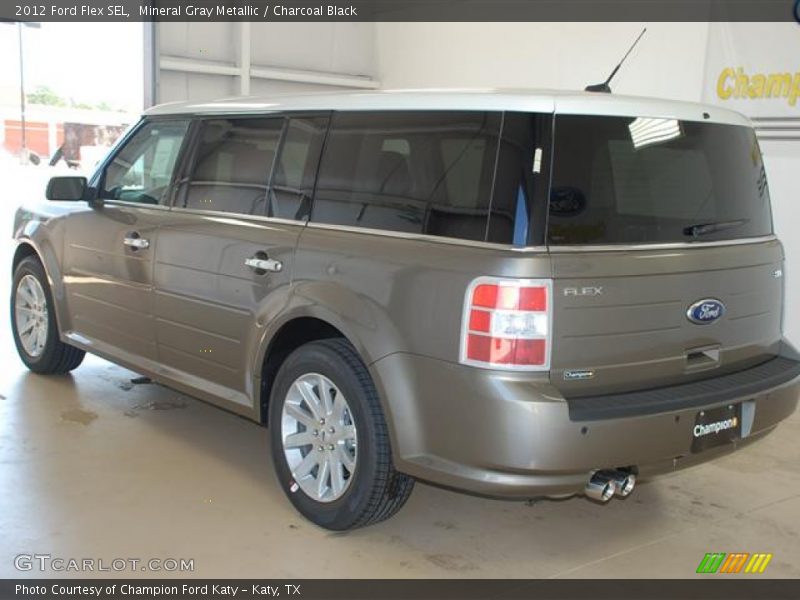 Mineral Gray Metallic / Charcoal Black 2012 Ford Flex SEL