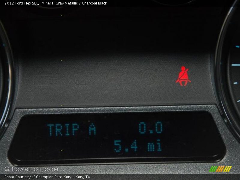 Mineral Gray Metallic / Charcoal Black 2012 Ford Flex SEL