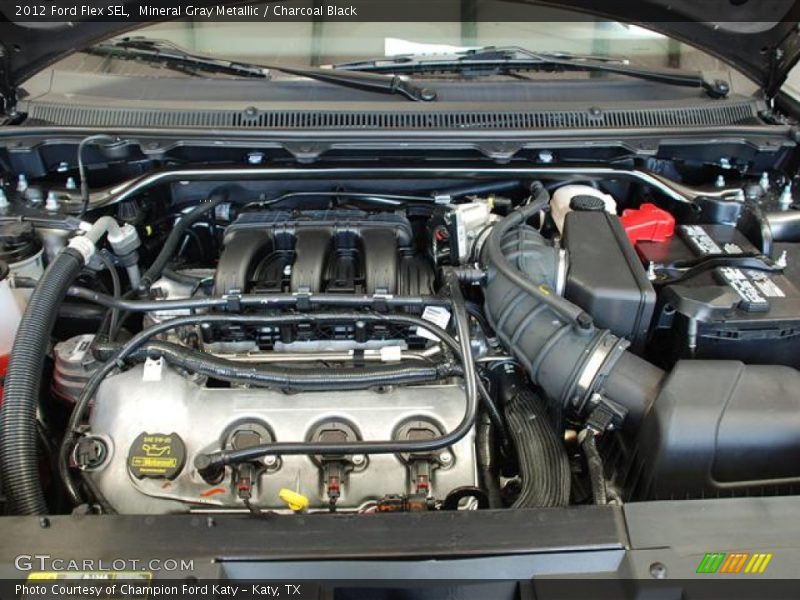 Mineral Gray Metallic / Charcoal Black 2012 Ford Flex SEL