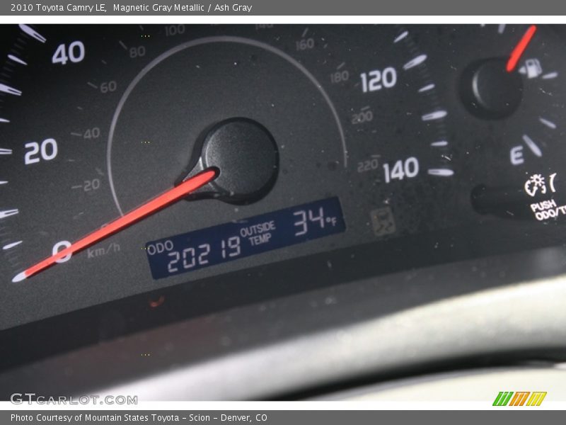 Magnetic Gray Metallic / Ash Gray 2010 Toyota Camry LE