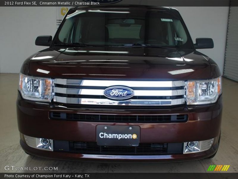 Cinnamon Metallic / Charcoal Black 2012 Ford Flex SE