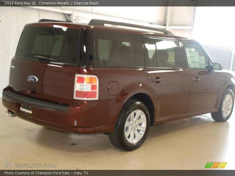 Cinnamon Metallic / Charcoal Black 2012 Ford Flex SE