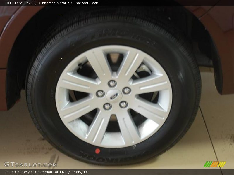 Cinnamon Metallic / Charcoal Black 2012 Ford Flex SE