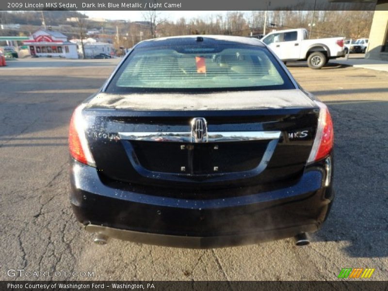 Dark Ink Blue Metallic / Light Camel 2009 Lincoln MKS Sedan