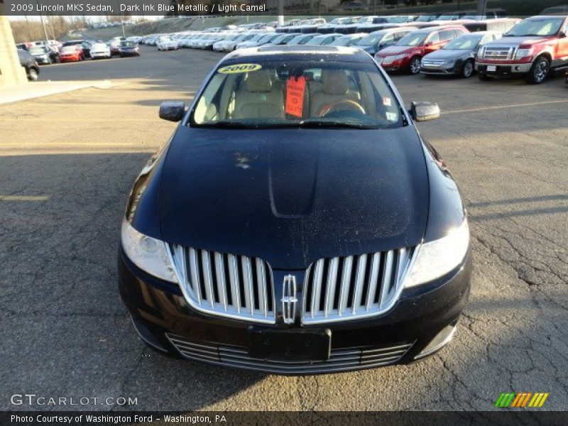 Dark Ink Blue Metallic / Light Camel 2009 Lincoln MKS Sedan