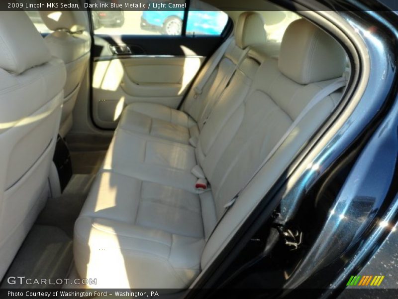 Dark Ink Blue Metallic / Light Camel 2009 Lincoln MKS Sedan
