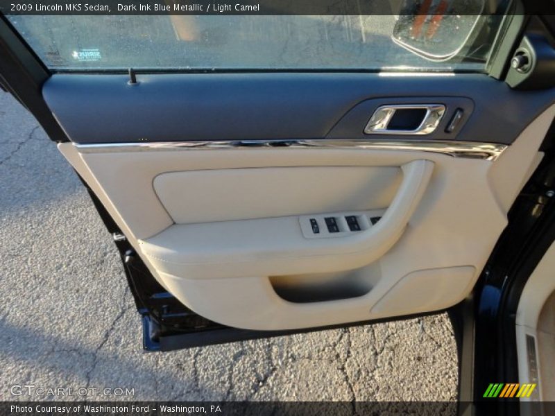 Dark Ink Blue Metallic / Light Camel 2009 Lincoln MKS Sedan