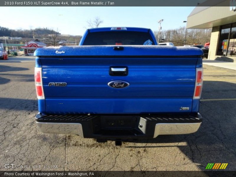 Blue Flame Metallic / Tan 2010 Ford F150 XLT SuperCrew 4x4