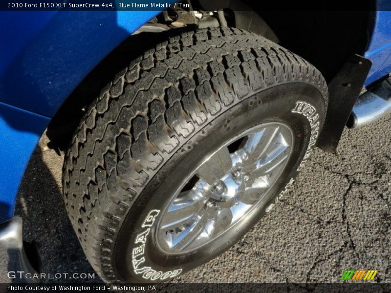 Blue Flame Metallic / Tan 2010 Ford F150 XLT SuperCrew 4x4