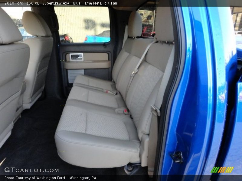 Blue Flame Metallic / Tan 2010 Ford F150 XLT SuperCrew 4x4