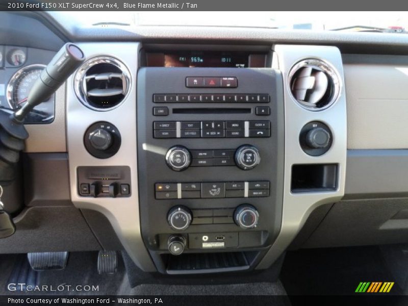 Blue Flame Metallic / Tan 2010 Ford F150 XLT SuperCrew 4x4