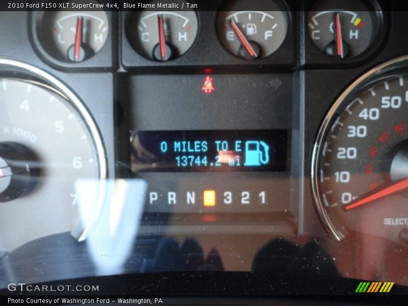 Blue Flame Metallic / Tan 2010 Ford F150 XLT SuperCrew 4x4