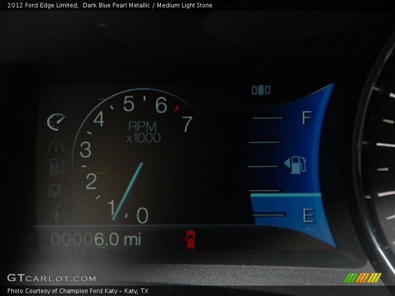 Dark Blue Pearl Metallic / Medium Light Stone 2012 Ford Edge Limited