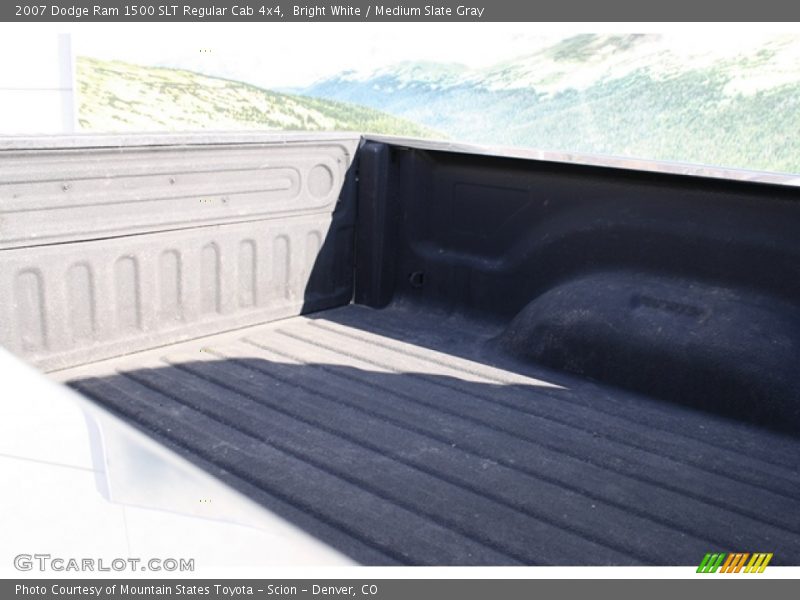 Bright White / Medium Slate Gray 2007 Dodge Ram 1500 SLT Regular Cab 4x4