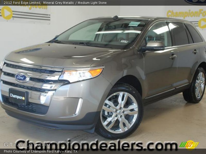 Mineral Grey Metallic / Medium Light Stone 2012 Ford Edge Limited