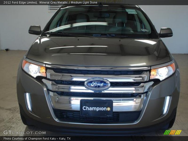 Mineral Grey Metallic / Medium Light Stone 2012 Ford Edge Limited