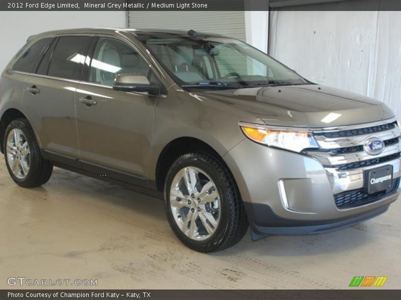 Mineral Grey Metallic / Medium Light Stone 2012 Ford Edge Limited