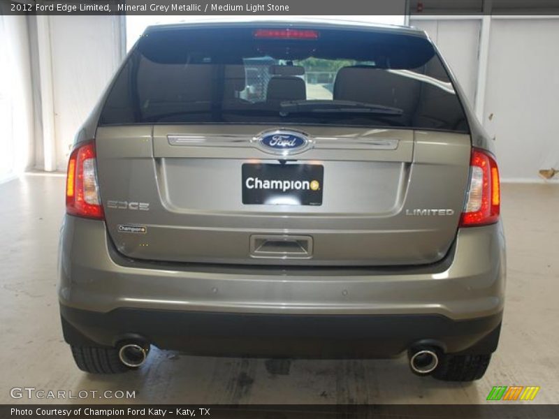 Mineral Grey Metallic / Medium Light Stone 2012 Ford Edge Limited