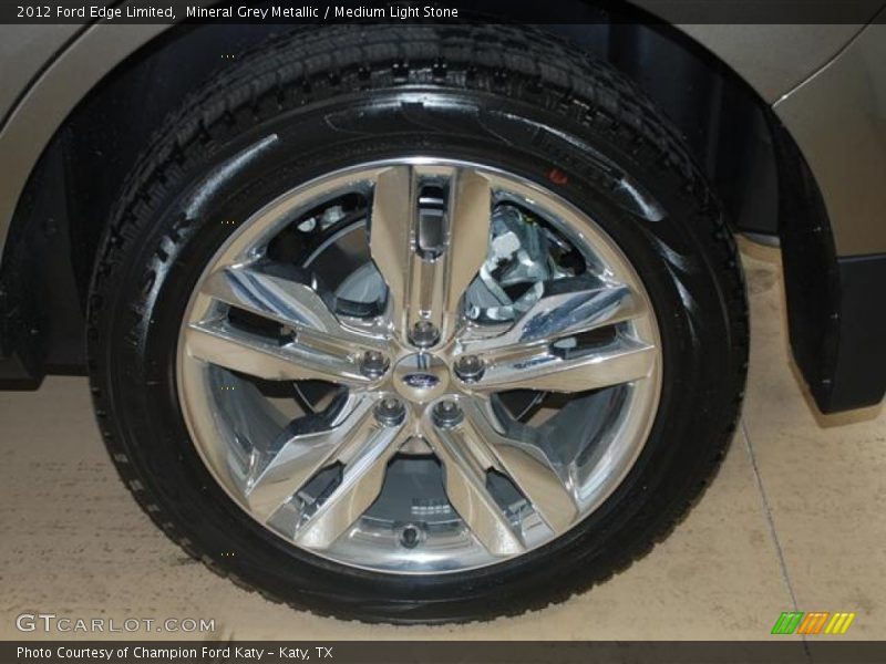 Mineral Grey Metallic / Medium Light Stone 2012 Ford Edge Limited