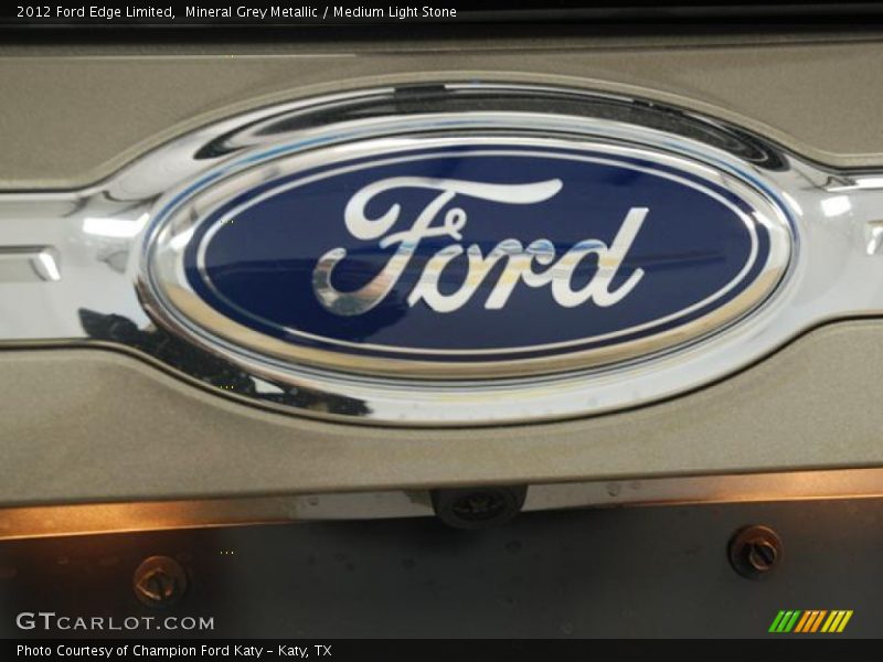 Mineral Grey Metallic / Medium Light Stone 2012 Ford Edge Limited