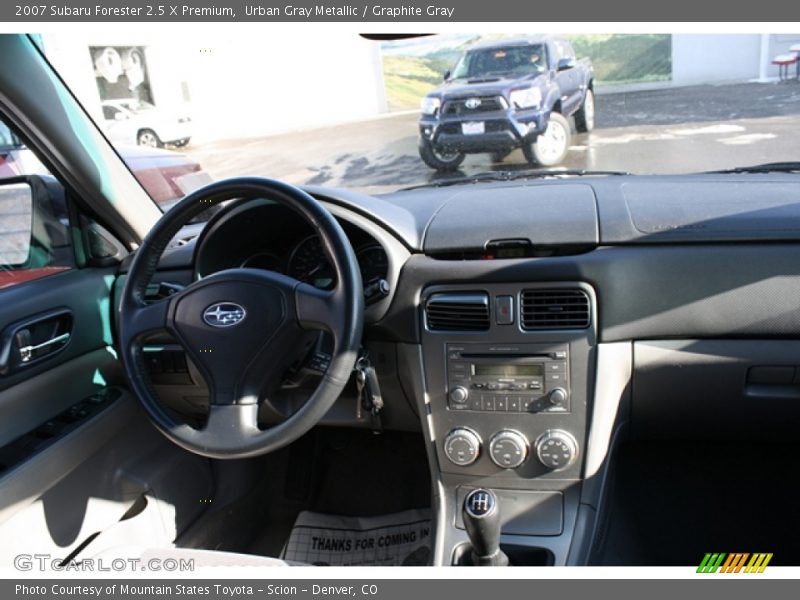 Urban Gray Metallic / Graphite Gray 2007 Subaru Forester 2.5 X Premium