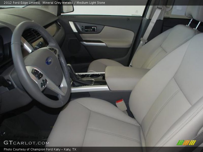 Mineral Grey Metallic / Medium Light Stone 2012 Ford Edge Limited